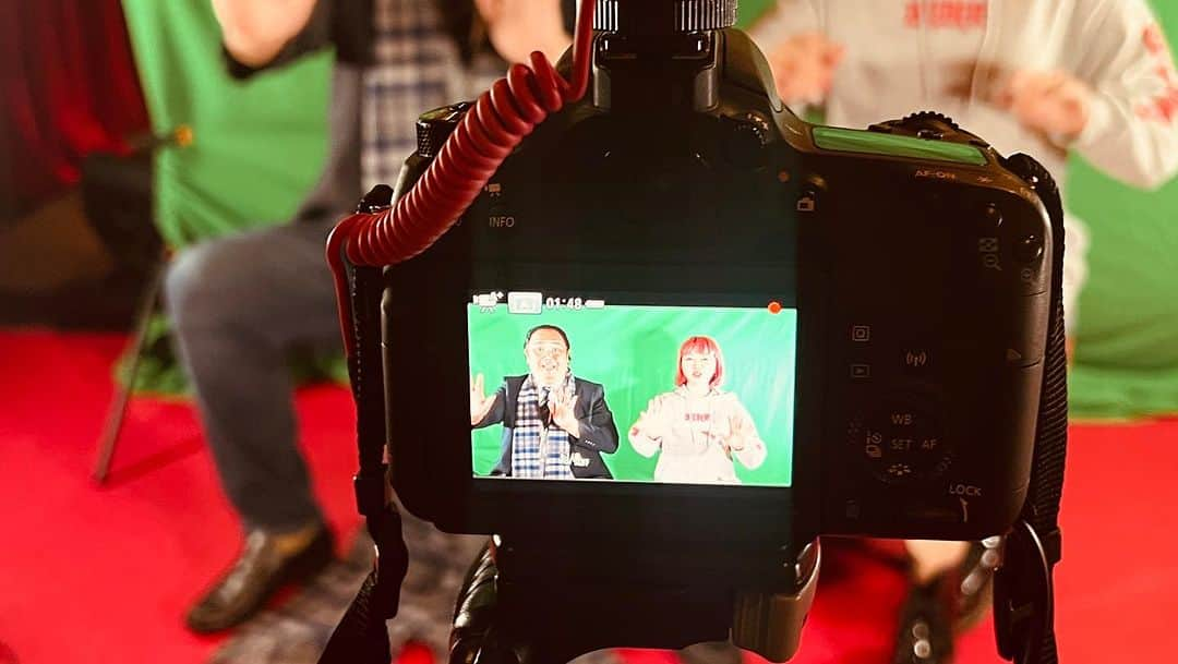 Gたかしさんのインスタグラム写真 - (GたかしInstagram)「YouTube撮影。MORIYAMAさんの貴乃花モノマネのマフラーの長さが完全に悪意です笑 なのにカメラから見切れてるっていう💦  あ、四枚目は貴乃花さんのお母さんの藤田紀子氏です爆」11月15日 19時48分 - g_takashi.kinkin