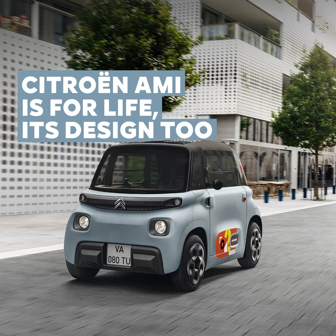 Citroënのインスタグラム：「New Citroën Ami Pop, still 100% electric and already available from €29.99/month. #CitroënAmi」