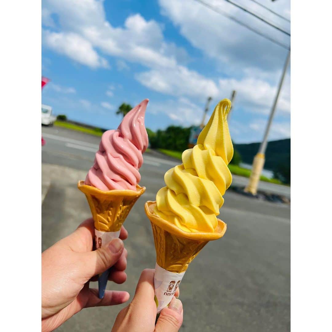 のインスタグラム：「すももとポンカン🍦 激うま！！！ スッキリしてて最高🌷 . . 奄美大島の思い出📸」