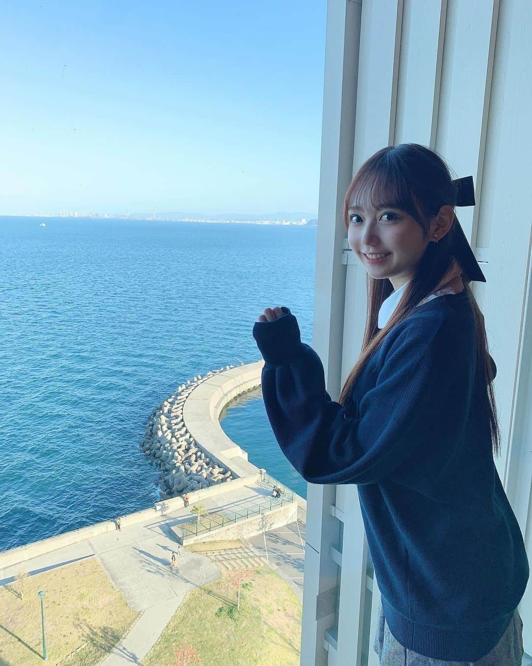 大盛真歩さんのインスタグラム写真 - (大盛真歩Instagram)「🌊🤍  HADOの優勝旅行で大分に行ってきました  ホテルの部屋からの景色が凄すぎた🥹！ 露天風呂も付いてて沢山浸かっちゃいました♨️  楽しすぎる旅行だったな〜😌‪‪♡   #星野リゾート  #界  #界別府  #旅行  #大分  #ホテル  #景色最高  #おやすみ」11月15日 20時44分 - maho_usagi