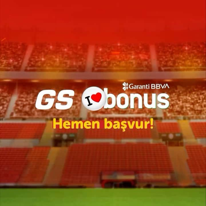 ガラタサライSKのインスタグラム：「GS Bonus’a başvurun, 500 TL bonus kazanın! Üstelik GS Bonus ile bir ayda 5.000 TL’ye varan bonus ve daha fazlasını kazanabileceğinizi biliyor musunuz?  Başvuru için link storyde 👆」