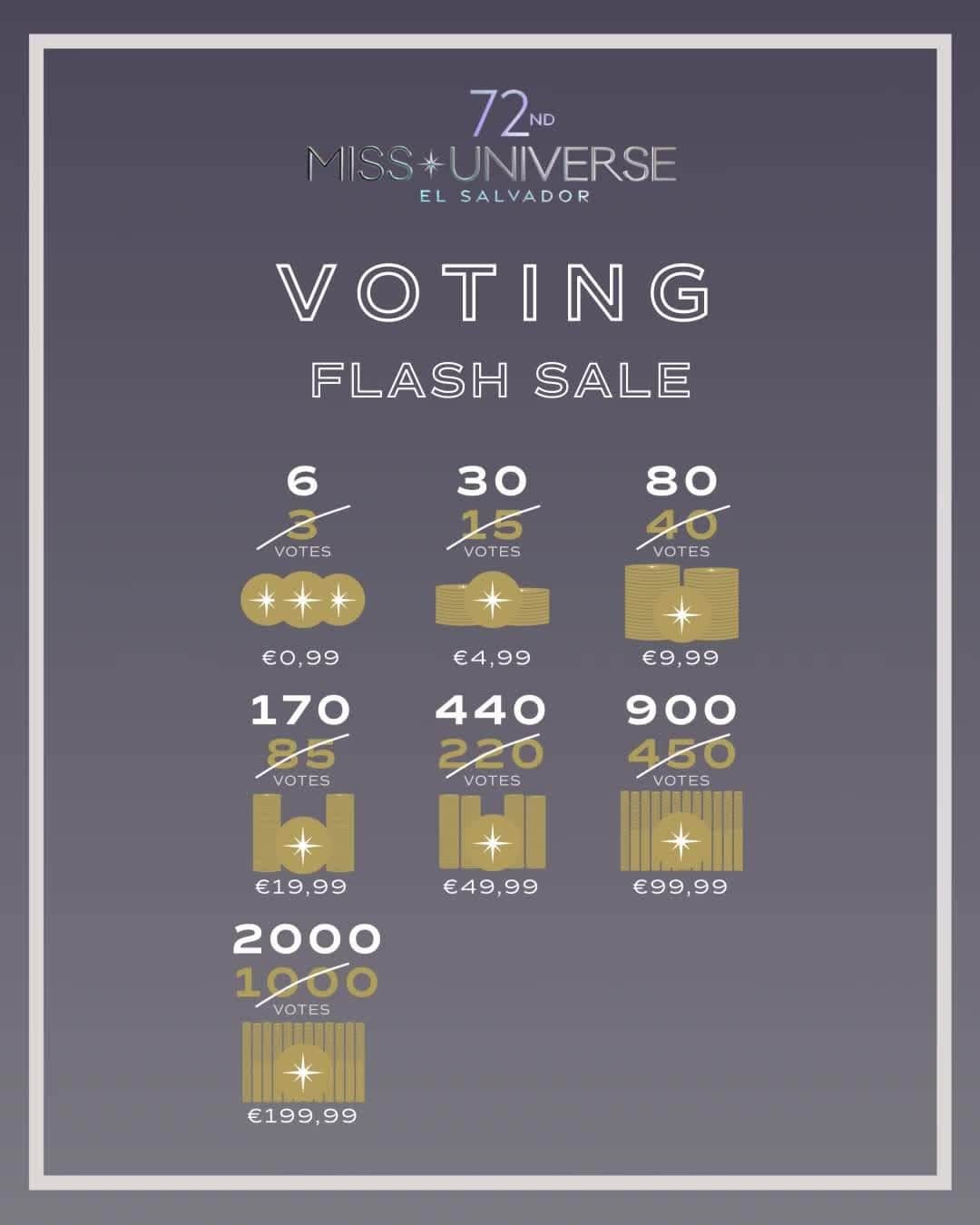 イリス・ミトゥネールのインスタグラム：「FLASH SALE ALERT! ⚡️🚨⁠ ⁠ The Flash Sale is LIVE! You can DOUBLE the amount of your votes for the SAME PRICE! Don’t miss out on this opportunity to vote your favorite delegate into the TOP 20! The sale ends at 12p CT on November 16th!」