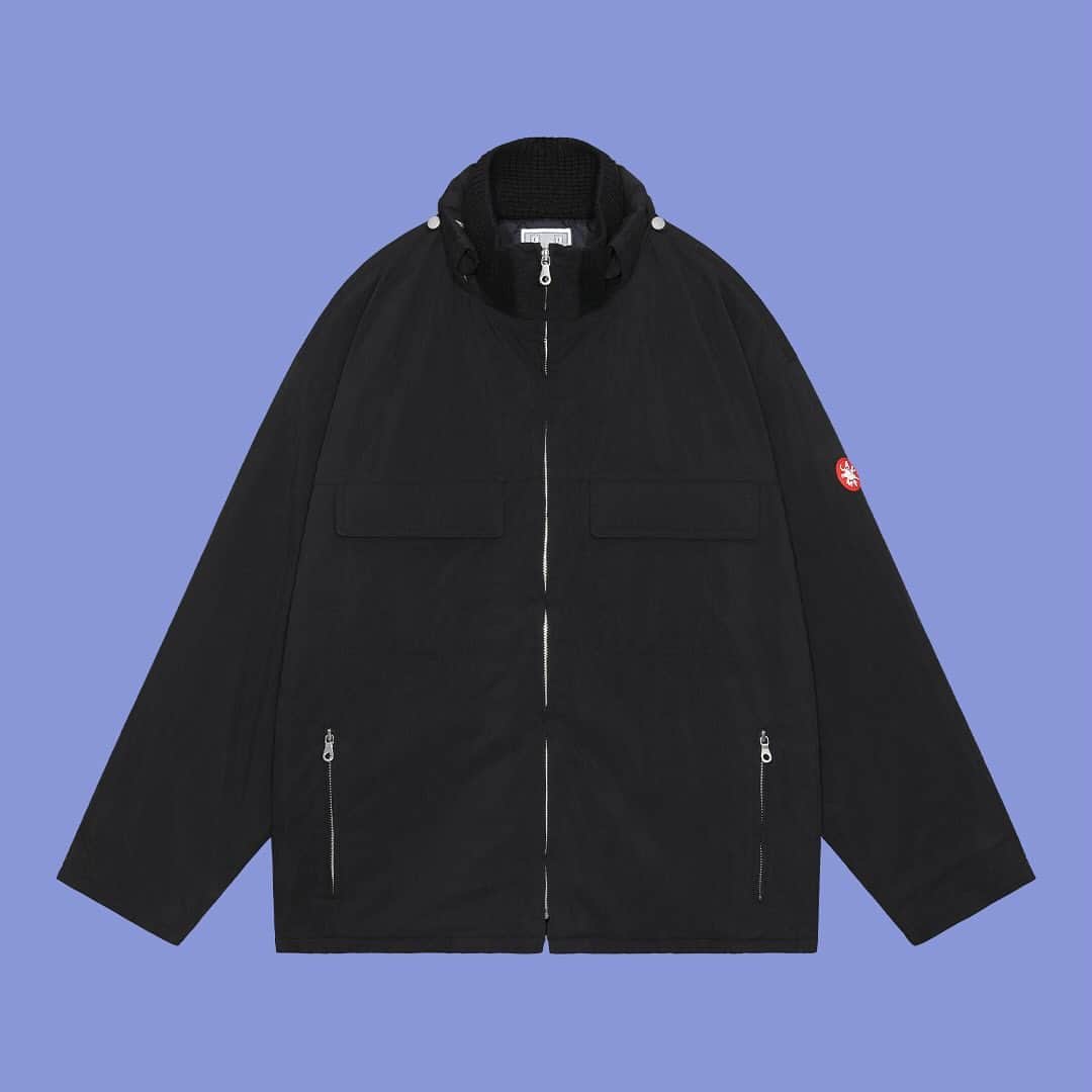 シーイーのインスタグラム：「CN RIB COLLAR ZIP JACKET ⁡ 🇯🇵 Friday 17 November 9AM 🇬🇧 Friday 17 November 12AM 🇺🇸 Thursday 16 November 7PM EST ⁡ CAVEMPT.COM C.E SHOP TOKYO」