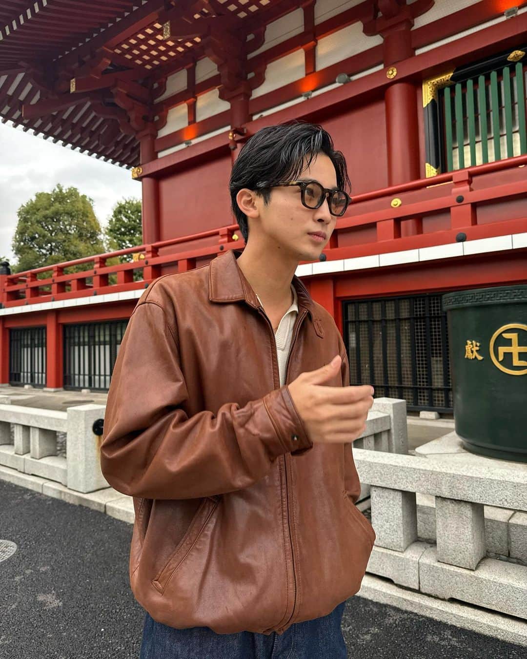 高崎凌のインスタグラム：「お参りしてきた✌︎」