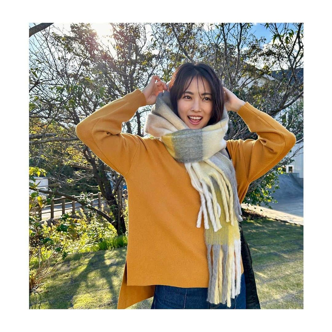 古川美有さんのインスタグラム写真 - (古川美有Instagram)「寒くなってきて、やっと新しい服が着られるー 展示会で頼んで楽しみにしていたキイロたち🎃 肌触りとろとろしてて気持ちいい♡ @elura_official  #エルーラ #Elura #Elura2023AW  オンラインストア.st @dotst_official で買えます◎ #pr」11月15日 21時04分 - miyukogawa