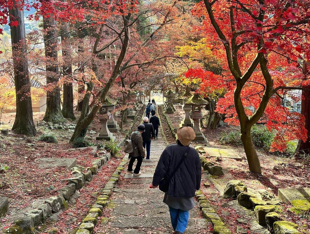 重盛赳男さんのインスタグラム写真 - (重盛赳男Instagram)「NBSみんなの信州🍁  きょうは長野市若穂にある清水寺の紅葉の取材へ。 夏の猛暑と小雨の影響か、色づきに差はありましたが、赤や黄色のカエデで彩られた境内は見事でした👏 非常に寒い取材で、秋の終わりも感じました。  #長野放送 #NBSみんなの信州 #みんなの信州 #重盛赳男 #寒いと口が回らない #アナウンサー #キャスター」11月15日 21時06分 - shigemoritakeo