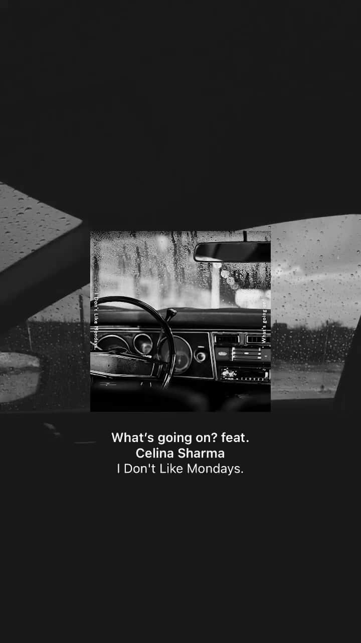 I Don't Like Mondays.のインスタグラム：「What's going on? 🚙🌉☔️ @celina_sharma」