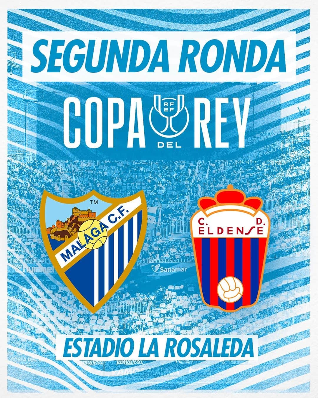 マラガCFのインスタグラム：「🏆 Nuestro rival para la segunda ronda de la #CopaDelRey es el @cdeldense.   ¡El partido se disputará en La Rosaleda! 🔝  #VamosMálaga」