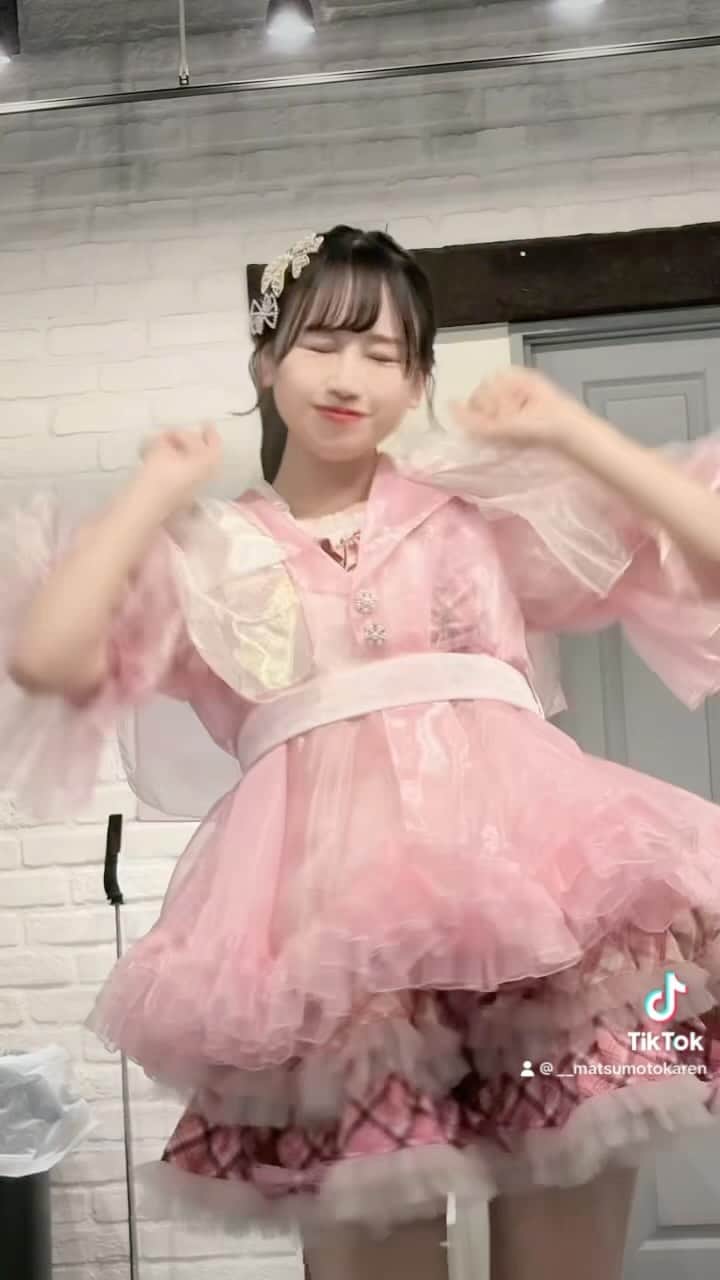 松本かれんのインスタグラム：「アイカツ🎤🎀⭐️🤍」
