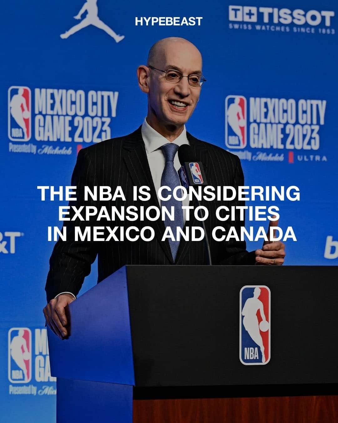 HYPEBEASTさんのインスタグラム写真 - (HYPEBEASTInstagram)「There may just be a new @nba team coming ⁠🏀🏀🏀⁠ ⁠ Commissioner @adamsilvernba revealed that the league is looking to expand to Mexico City, Vancouver, and Montreal. According to sports journalist Keith Smith, Silver “all but confirmed” during the Celtics-Knicks broadcast that the NBA will grow following the finalization of the new TV deal.⁠ ⁠ This follows earlier reports that the league also has plans to expand to Las Vegas for its first ever team, and to Seattle, which could see the SuperSonics come home.⁠ ⁠ Stay tuned for an official announcement from the NBA as expansions are expected to take place in 2024.⁠ Photo:  David Dow/Getty Images」11月15日 22時40分 - hypebeast