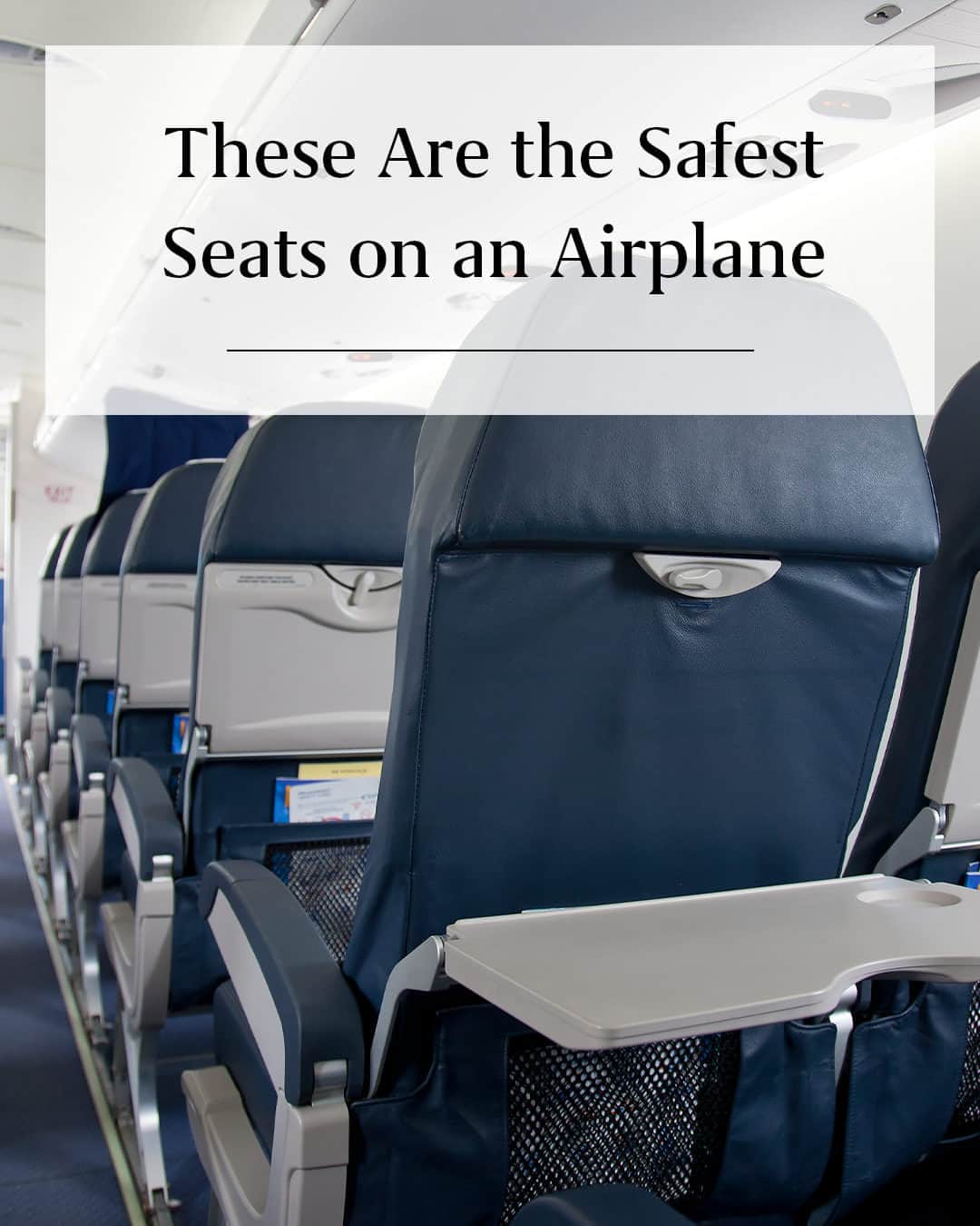 Travel + Leisureのインスタグラム：「If you're a nervous flier — or perhaps just a curious one — you've probably thought about which seats on a plane are the safest. Find the answer at the link in bio. ✈️」