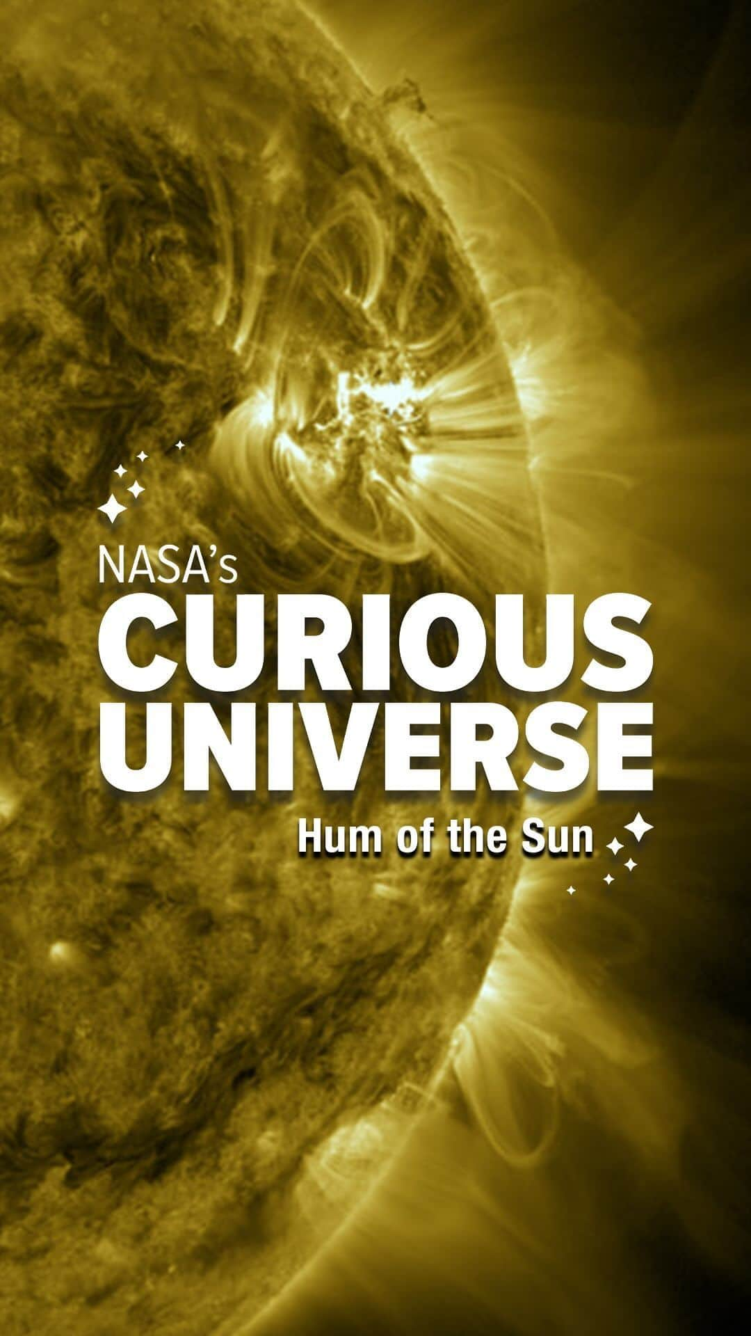 NASAのインスタグラム：「We asked kids what the Sun sounds like, here’s what they said!  Through a process called data sonification, scientists are using sound to learn more than they could with just their eyes.  This week on NASA’s Curious Universe podcast, we learn how heliophysicists are using NASA satellites like audio recorders to listen to the electromagnetic symphony our Sun plays on the strings of Earth’s magnetic field.  Tune in wherever you listen to podcasts!  Video Description :00 footage of a solar flare in the bottom right in a wavelength that looks orange-red, the words “We asked kids what the Sun sounds like, here’s what they said...” appear on the screen in white :06 The Sun in a wavelength that looks purple with the words “really low buzzing” on the screen :10 The Sun in orange-yellow with the words “kind of like when you’re lifting off on the plane” :15 The words transition to “or like when a jet’s taking off” :17 The Sun in purple with flares and the words “Or maybe it sounds like a lot of rain falling down” :23 The Sun in orange-red with the words “it sounds kind of a lot like fire” :26 The Sun in teal with the words “Maybe a fire... or birds...flying” :33 The Sun in orange with the words “Like if you turn your head in a certain way or stick it out of a window and the wind goes on it, it kind of sounds like that too” :39 Curious Universe logo and NASA podcasts  #space #Sun #spaceimages #sound #sonification #nasa」