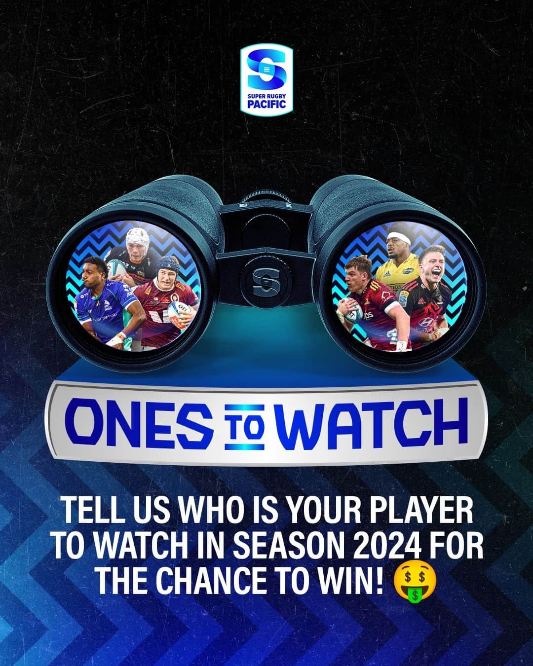 Super Rugbyのインスタグラム：「2024 is on the horizon 🌅  With fresh faces, new signings and re-signings all in - it's time for you to tell us who is your #SuperRugbyPacific One to Watch in 2024?  Tell us who your one to watch is and you could win a $100 voucher for the Rugby Australia store or the All Blacks Shop 📥   Head to the link in our bio and stories!」