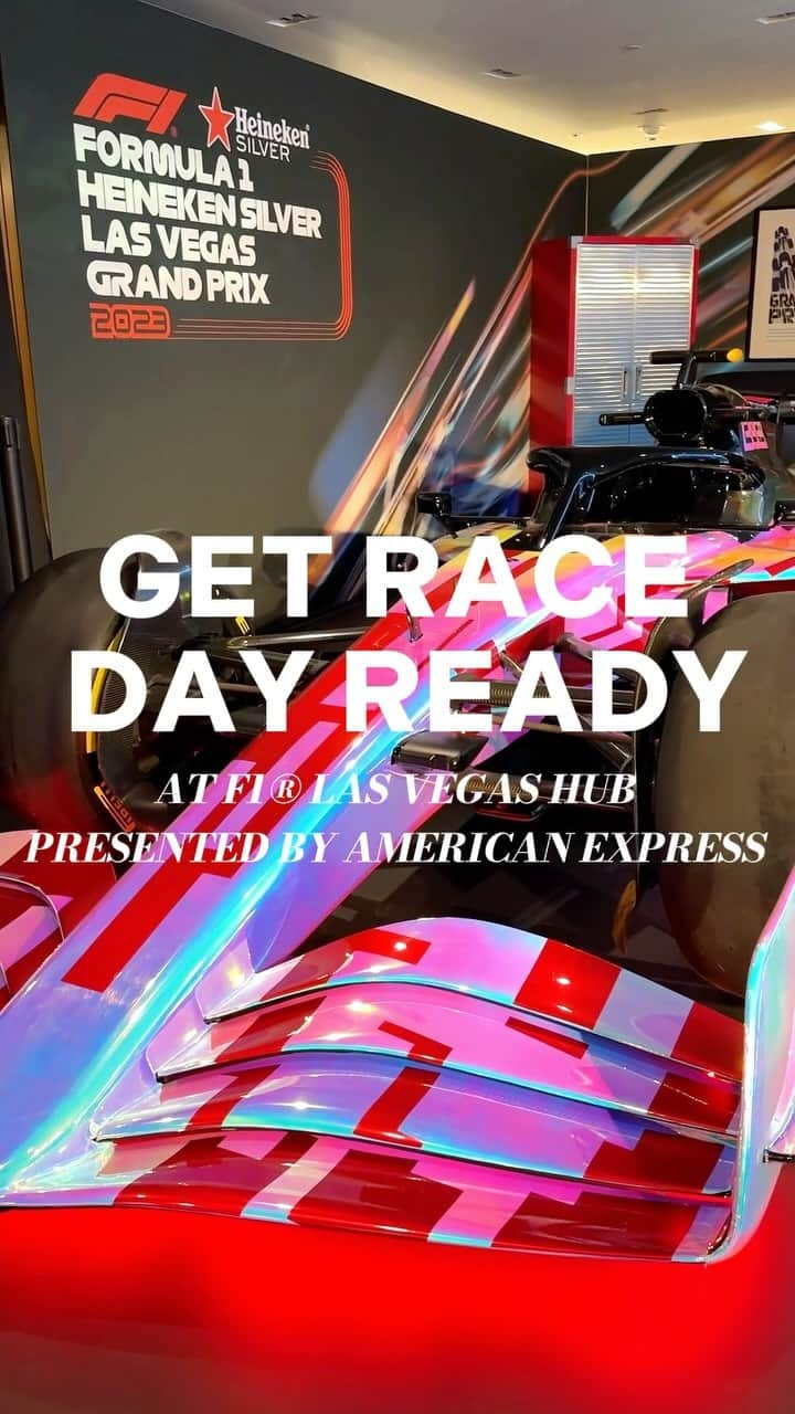 The Venetian Las Vegasのインスタグラム：「Get race day ready with us at the F1® Las Vegas Hub presented by American Express! Open now through November 22 from 10 a.m - 6 p.m. daily.」