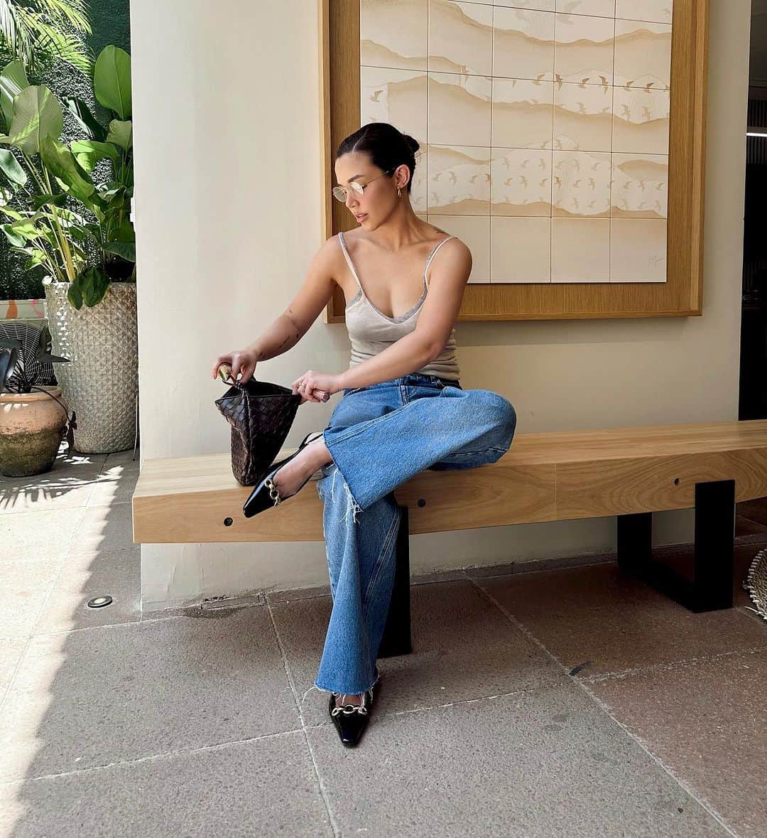 Mariana Sampaioのインスタグラム：「mood 🤓」