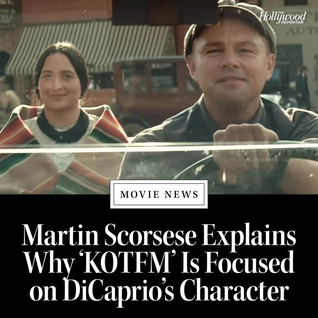 ハリウッド・リポーターのインスタグラム：「Following some criticism from Indigenous viewers, #MartinScorsese is breaking down exactly why #KillersOfTheFlowerMoon ended up being so focused on the villainous Ernest Burkhart, played by #LeonardoDiCaprio, instead of #LilyGladstone's Mollie. ⁠ ⁠ “A lot of these deceptions and betrayals and murders came out of people who really liked each other … Ultimately, we were stuck,” Scorsese stated. “We we really couldn’t get into the the true nature of what this tragedy was, at which point Leo [asked], ‘Where’s the heart of it?’ And I said, ‘Well, the heart is that Molly and Ernest are in love.’" ⁠ ⁠ "So he says, ‘So maybe I should play Ernest,’ and which point everything turned upside down …. And so the Bureau of Investigation did come in and solve a lot of the issues … but primarily it’s told, as much as possible, from the ground level in which the Osage and the European American were living together.” ⁠ ⁠ For more, click the link in bio.」