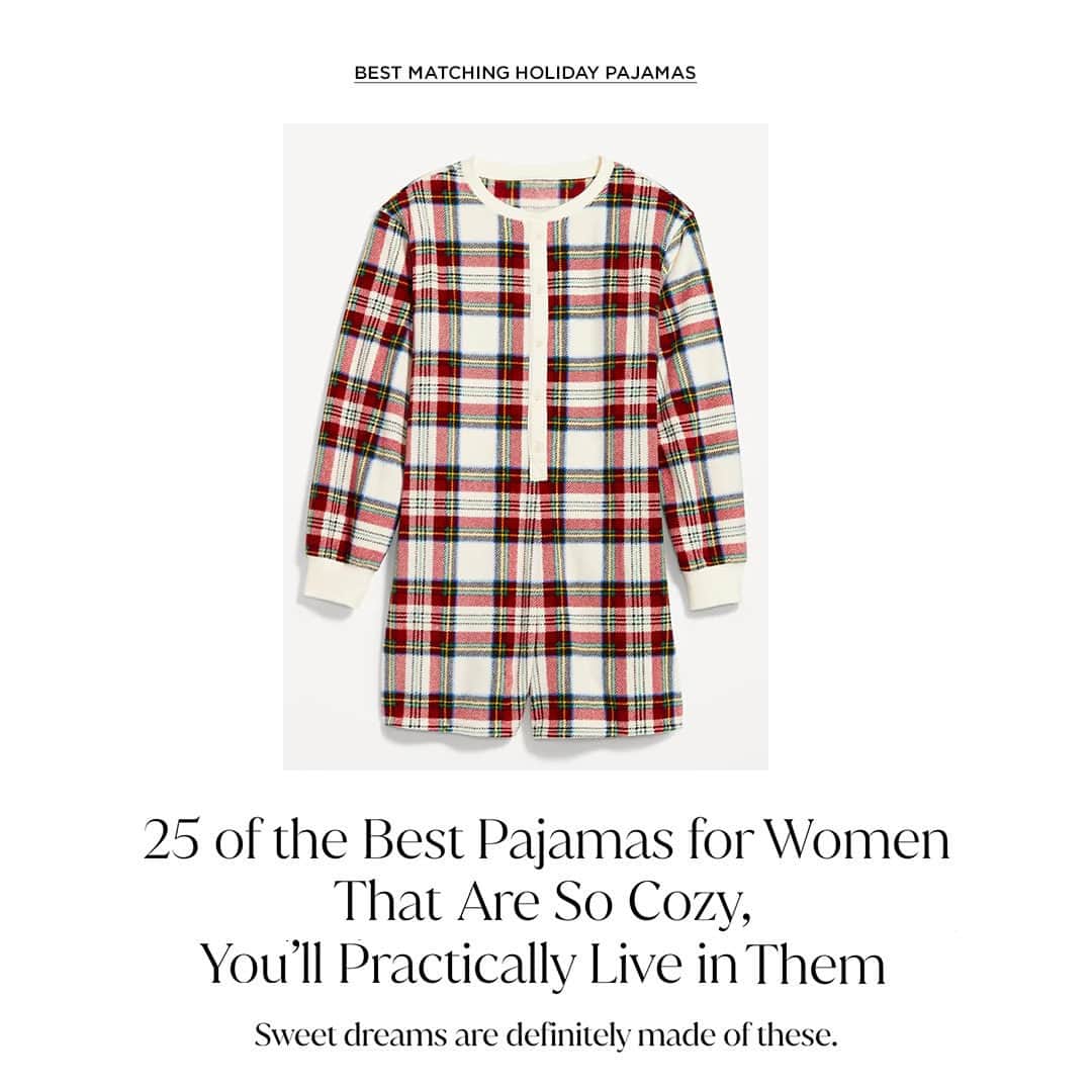 Old Navyさんのインスタグラム写真 - (Old NavyInstagram)「so this happened 🥰 thank you @oprahdaily for naming our tartan jingle jams "best matching holiday pajamas” of 2023 👉  #jinglejamfam #classicstyle #bestpjsever」11月16日 10時00分 - oldnavy