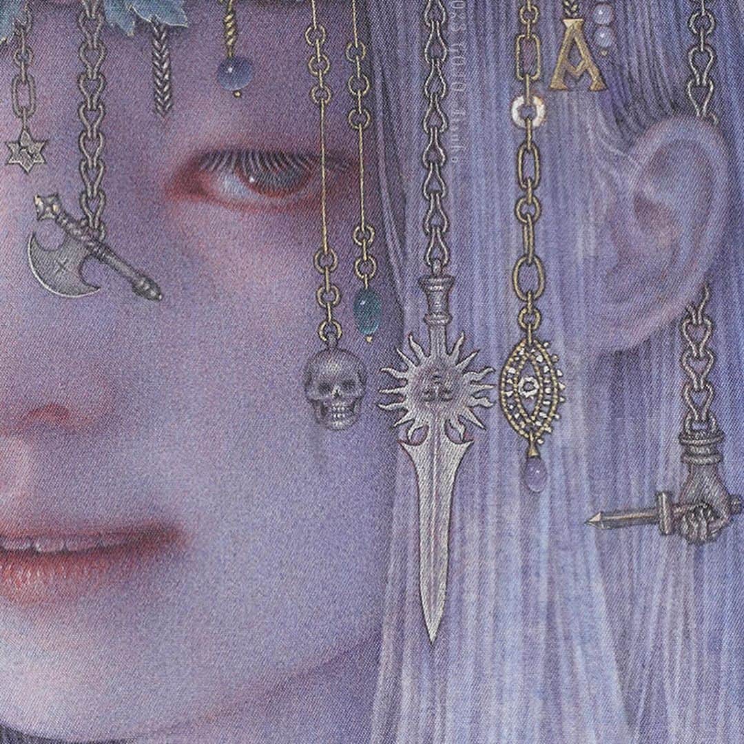 後藤温子さんのインスタグラム写真 - (後藤温子Instagram)「"守護者 / Guardian" Watercolor on cotton cloth / 2023」11月16日 0時41分 - gotsukooo