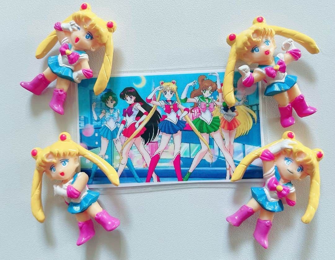 Sailor Moonのインスタグラム：「✨🌙 I know not everyone is into vintage Sailor Moon, but I love these little weirdos! 🌙✨   #sailormoon #セーラームーン #vintage」