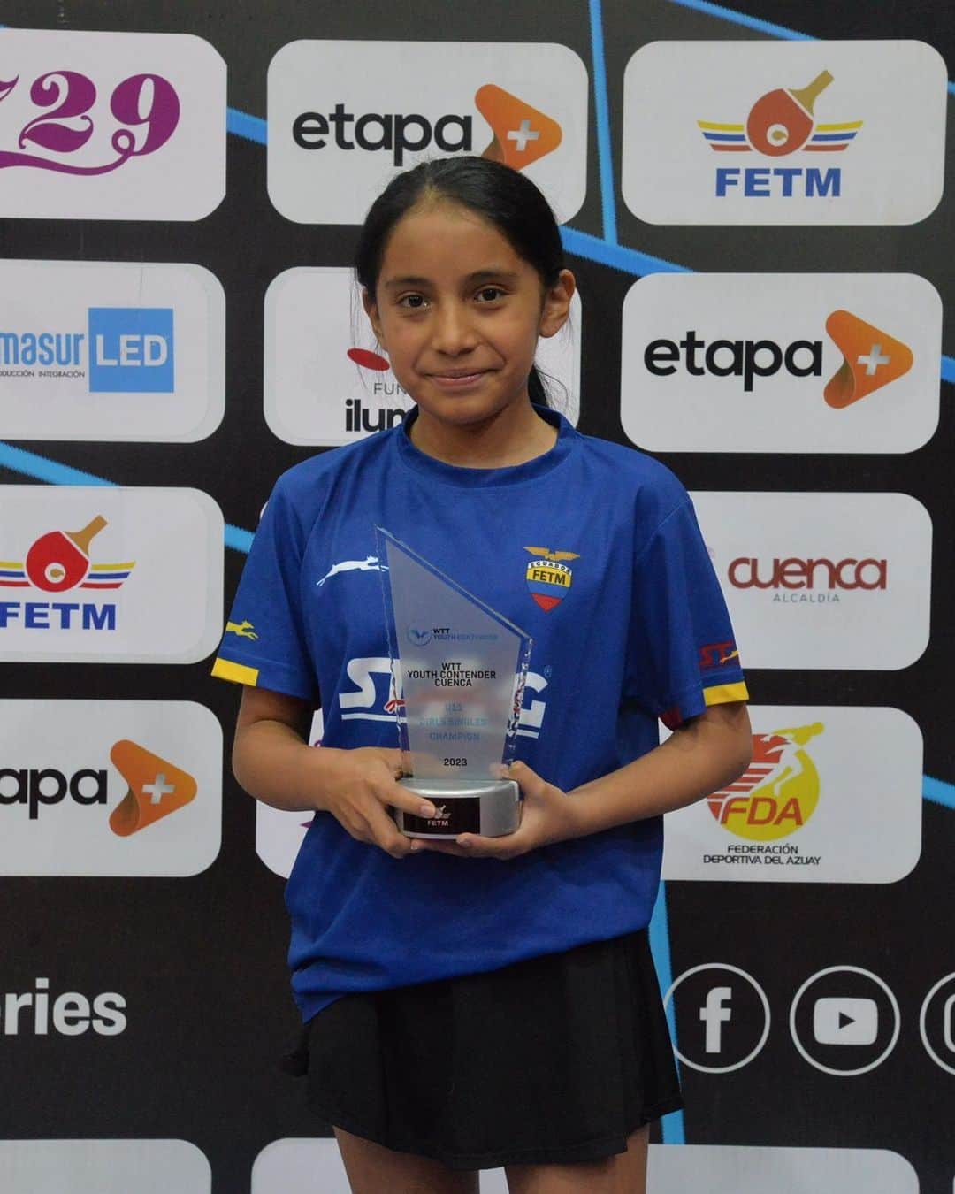 ITTF Worldのインスタグラム：「Presenting the Champions of WTT Youth Contender Cuenca 2023! 🇪🇨🎉  U11 Girls' Singles - Sara Reyes 🇪🇨🏆 U11 Boys' Singles - Boris Nestor Villavicencio 🇪🇨🏆 U13 Girls' Singles - Karolayn Maldonado 🇪🇨🏆 U13 Boys' Singles - Matthew Cao 🇵🇷🏆 U15 Girls' Singles - Amber Liu 🇺🇸🏆 U15 Boys' Singles - Boris Villavicencio 🇪🇨🏆 U15 Mixed Doubles - Boris Villavicencio/Maybelline Sheccid Menendez Bravo 🇪🇨🏆  #WTTYouthSeries #TableTennis #PingPong」