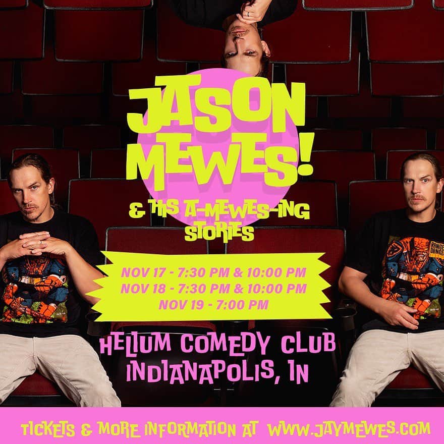ダニー・トレホのインスタグラム：「Calling all Indianapolitans, if you want a fun night full of laughter go see my very good friend @JayMewes & His A-Mewes-ing Stories this weekend November 17-19. Get your tickets now at my *Link in Bio*  #jaymewes #amewesingstories #jayandsilentbob #indianapolis #indiana」