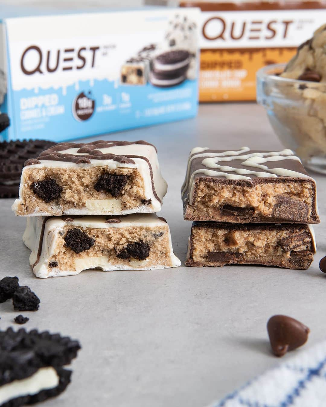 questnutritionさんのインスタグラム写真 - (questnutritionInstagram)「Have you tried the Dipped #QuestBars? If so, thoughts? #QuestNutrition #OnaQuest #QuestBar」11月16日 1時34分 - questnutrition