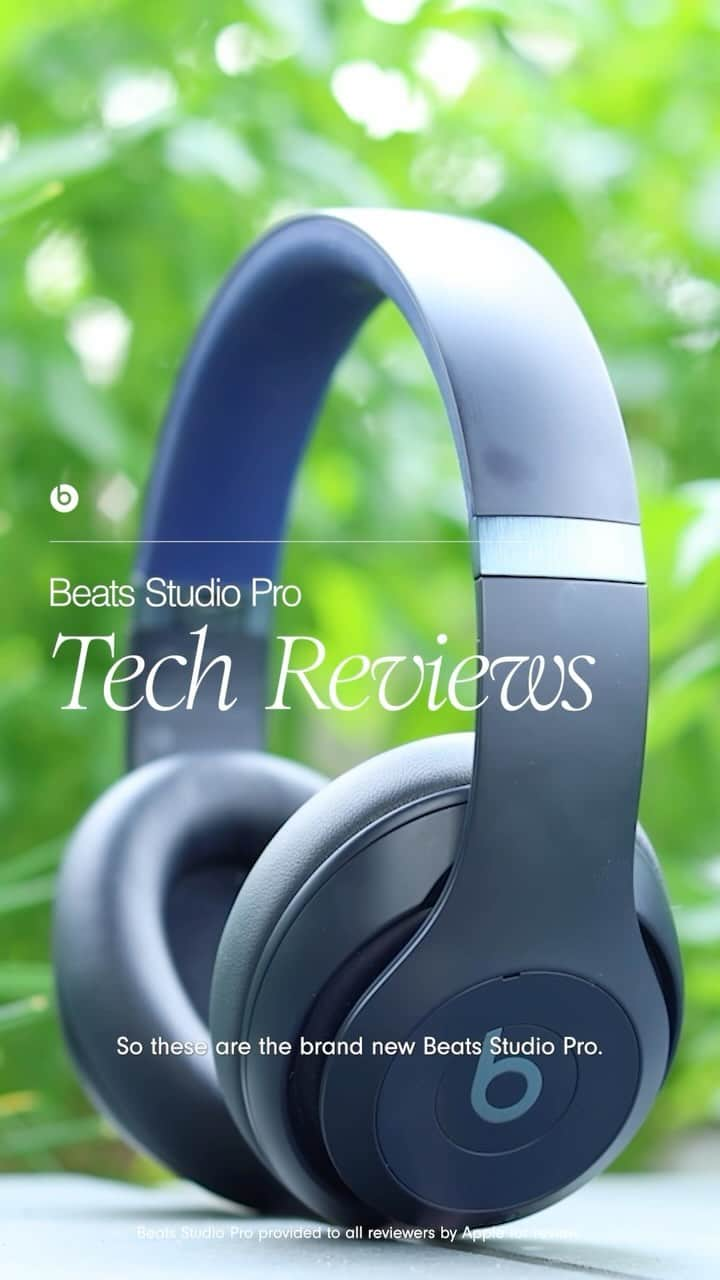 ビーツ・エレクトロニクスのインスタグラム：「Beats Studio Pro has been tested by some of the biggest names in tech. Hear what they have to say about our latest over-ear offering.」