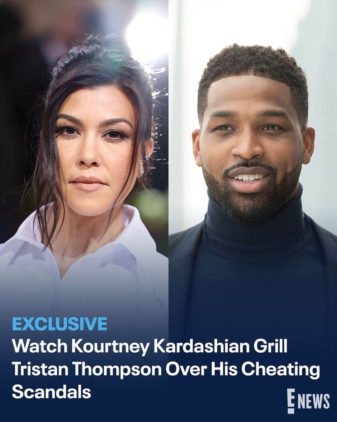 E! Onlineさんのインスタグラム写真 - (E! OnlineInstagram)「Kourtney Kardashian isn't afraid to poosh back. ☝️ She confronts Tristan Thompson about cheating on Khloe Kardashian at the link in bio. (📷: Getty)」11月16日 2時02分 - enews