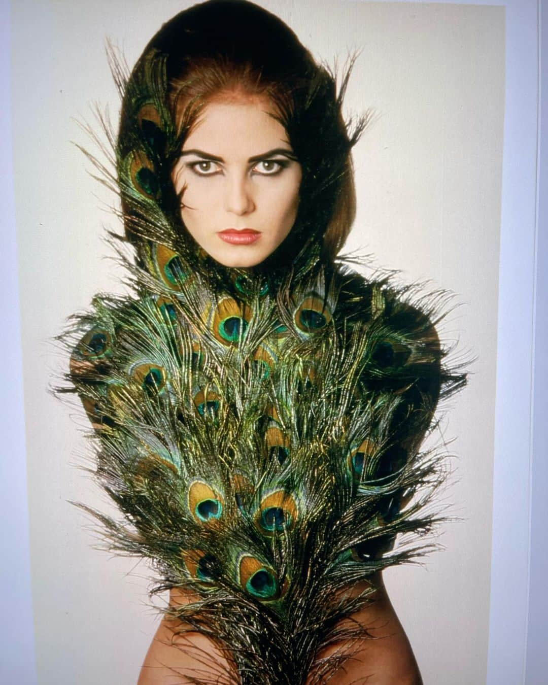 ハイディ・クルムのインスタグラム：「A different kind of Peacock 😜」