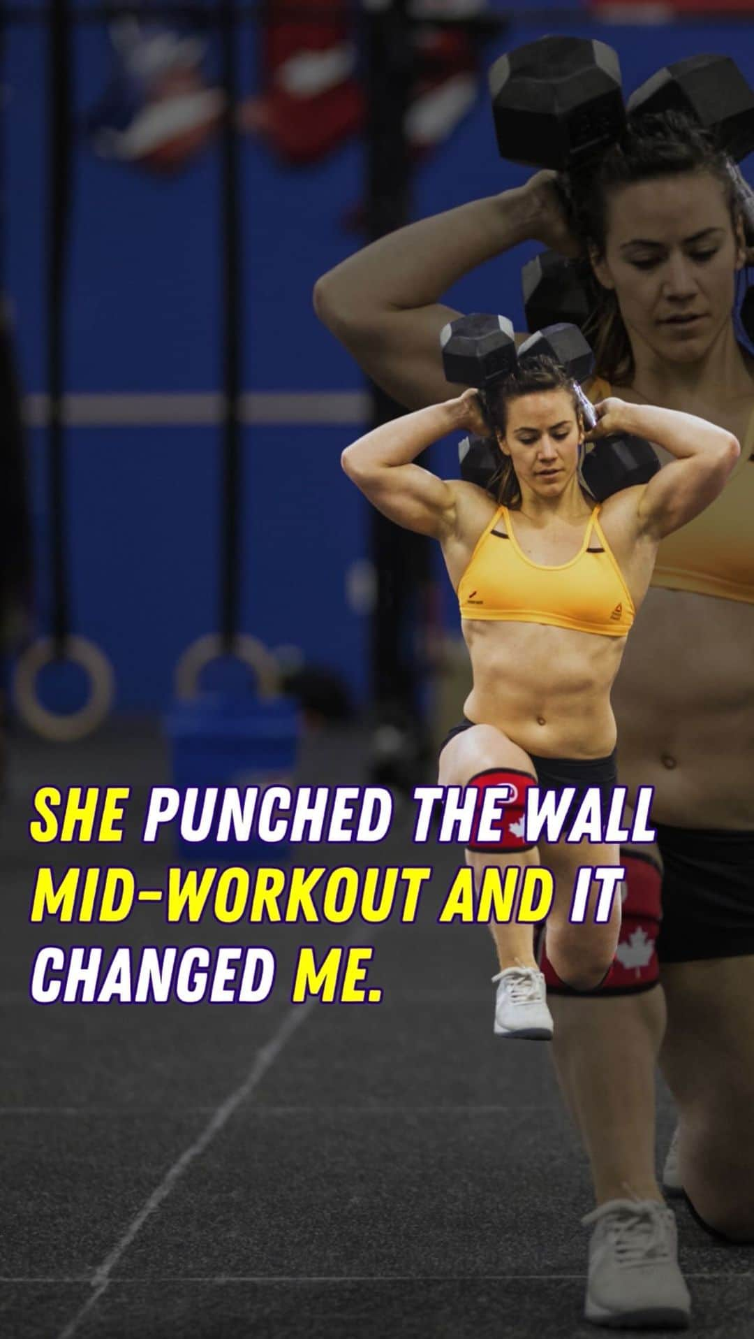 Camille Leblanc-Bazinetのインスタグラム：「Seeing @christyphillipsadkins punch the wall during this handstand push-up couplet at the CrossFit games completely changed me.  She is the first girl I looked up to as an athlete and she left a mark on me with her passion and grit. During the event she started to fail her handstand push-up and she was so mad that she punched the wall. She didn’t yell at her judge wasn’t huffing and puffing, she was just F*!king Piss.  . While some people may have had they own opinion about the behavior as a fellow competitor all I saw was her passion and grit and it moved me.  As a young aspiring athlete this opened the door for me to let go of expectations of how a lady should act and that our inner strength is beyond what was portrayed in magazine and on TV. This single event was the catalyst I needed  to know that  it was okay to be Raw, Strong and unapologetic.   Not only that but that in fact these traits were thing I aspire to have in order to be an Alpha Women. Thank you Christy ❤️」