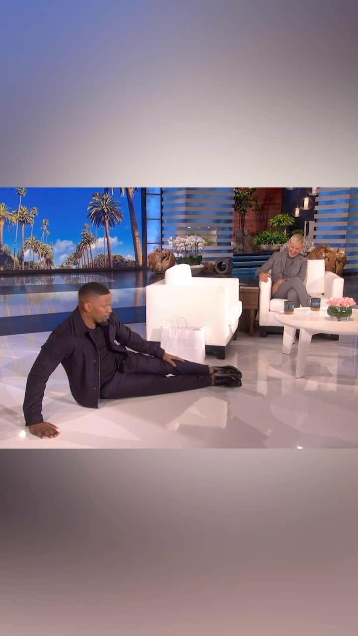 エレン・デジェネレスのインスタグラム：「Watching this just reminds me how much I love @iamjamiefoxx」