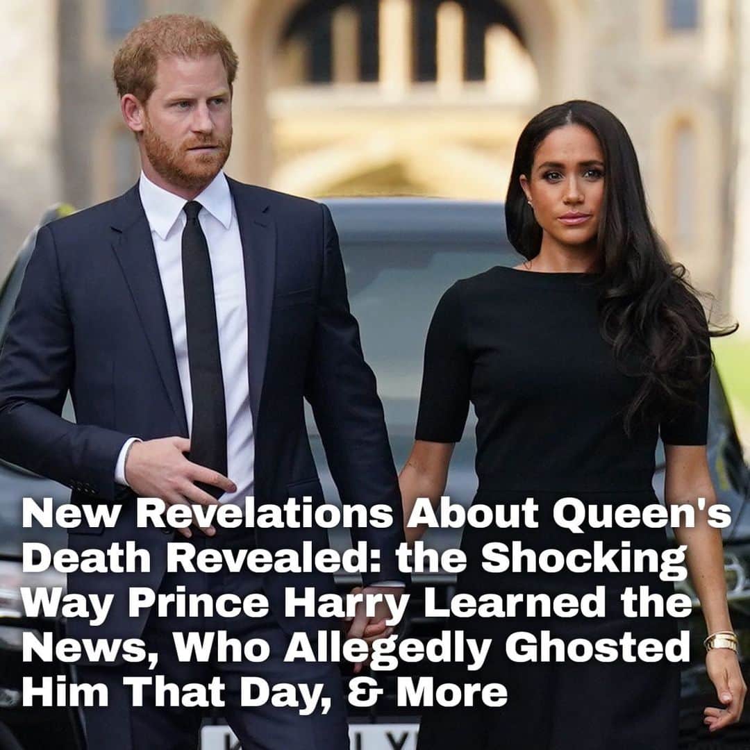 Just Jaredさんのインスタグラム写真 - (Just JaredInstagram)「Shocking new information was released about the day the Queen passed, including the impersonal way Prince Harry apparently found out about the news, who allegedly ghosted him that day, if Meghan Markle was invited to her deathbed, what Meghan “sensed” from the family, & more. Tap this photo at the LINK IN BIO for everything that was shared. #PrinceHarry #MeghanMarkle Photo: Getty」11月16日 3時46分 - justjared