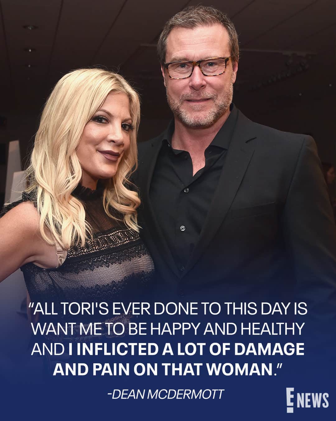E! Onlineさんのインスタグラム写真 - (E! OnlineInstagram)「Dean McDermott is breaking his silence over his split from Tori Spelling. He reveals what led to the breakdown of their marriage at the link in our bio. (📷: Getty)」11月16日 5時00分 - enews
