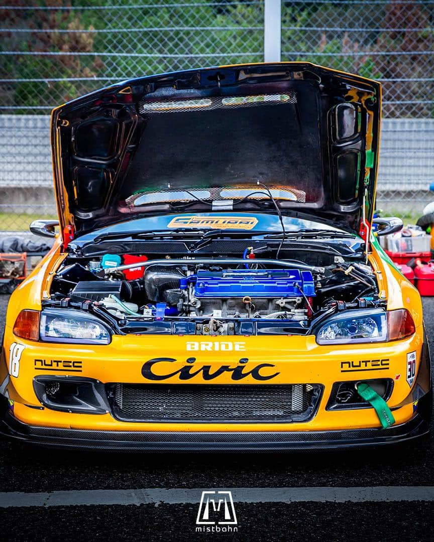 mistbahnさんのインスタグラム写真 - (mistbahnInstagram)「_ SAMURAI DESIGN | Domination Honda EG6 CIVIC SiR _ 🚗: @samurai_design_factory 📷: @mistbahn _ Shot on Oct-15 2023 🏁 "Circuit Festa ( @circuit_festa_west_japan )" "HONDA ONE MAKE RACE". Central Circuit (Hyogo Japan) _ JP) 2023年10月15日、セントラルサーキットで開催された「サーキットフェスタ ( @circuit_festa_west_japan )」内の「ホンダ・ワンメイク・レース」で撮影。 _ #circuitfesta #circuitfesta2023 #サーキットフェスタ #サーキットフェスタ2023 #hondaonemakerace #ホンダワンメイク #ホンダワンメイクレース #racingcolorchampionship #レーシングカラーチャンピオンシップ #centralcircuit #セントラルサーキット #samuradesignfactory #samuradesign #サムライデザイン #mandm #civic #hondacivic #ホンダシビック #シビック #eg6 #egcivic #eg #n1civic #bseries #kanjo #kanjostyle #timeattack #timeattackjapan #hondasontrack」11月16日 6時12分 - mistbahn