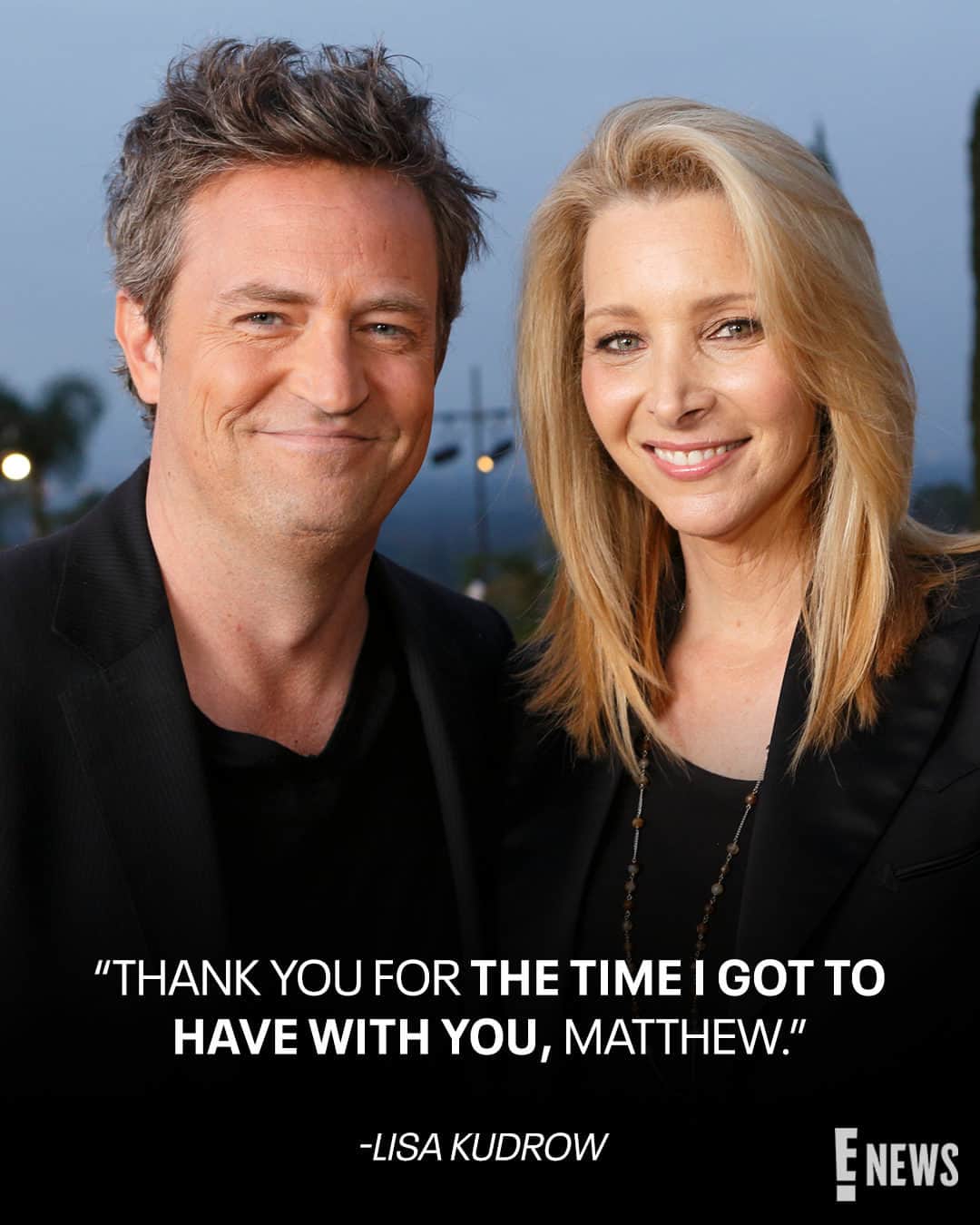 E! Onlineさんのインスタグラム写真 - (E! OnlineInstagram)「Thank you, Matthew Perry. 🤍 Lisa Kudrow beautifully opens up about her friendship with her late co-star—link in bio for the full tribute. (📷: Getty)」11月16日 6時35分 - enews