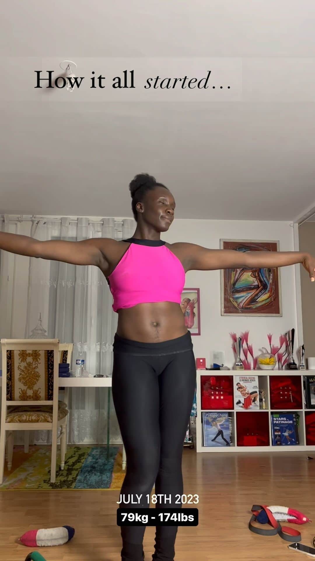 マエ＝ベレニス・メイテのインスタグラム：「🛠️ Building my high performance body ⚙️  After 4 months of doing nothing because I was emotionally and spiritually drained, I eventually needed to get back in shape. The first video is from end of July 2023, the heaviest I have ever been.   I have never shared my weight before, because I have always seen bigger numbers on my scale, in comparison with fellow female and male skaters. I was ashamed because I was built different.  I don’t allow this narrative to control my behavior anymore.   FOR MY SANITY, I decided to take a different approach.   I am not losing weight. I am building my high performance body.  Surrounded by doctors, experts and tools allowing me to UNDERSTAND my body from the inside out and take decisions that aligns with MY COMPOSITION.  I knew when I came back on the ice I needed to lose weight, especially to preserve my knees. That’s why @makemehealthy.fr has been by my side, helping me get back on track with my custom program and recommendations that align with my needs and goals.  My coaches @silviafontana76 @jz_offical_7000 @lorenz.magri have been nothing but patient and caring about it, never making it about « the weight that I need to lose » but rather adjusting our practices so it will help me get leaner while building the confidence and technique back.   I want to build the most performing body I have ever had, so it will take time. My lifestyle has changed. My nutrition has changed. My discipline had to be increased.  This is just the beginning of my journey, and I’m excited to open up more about it!  💬 Tell me, What part of my process would you like to know more about?   #TheRealLifeOfAnOlympian」