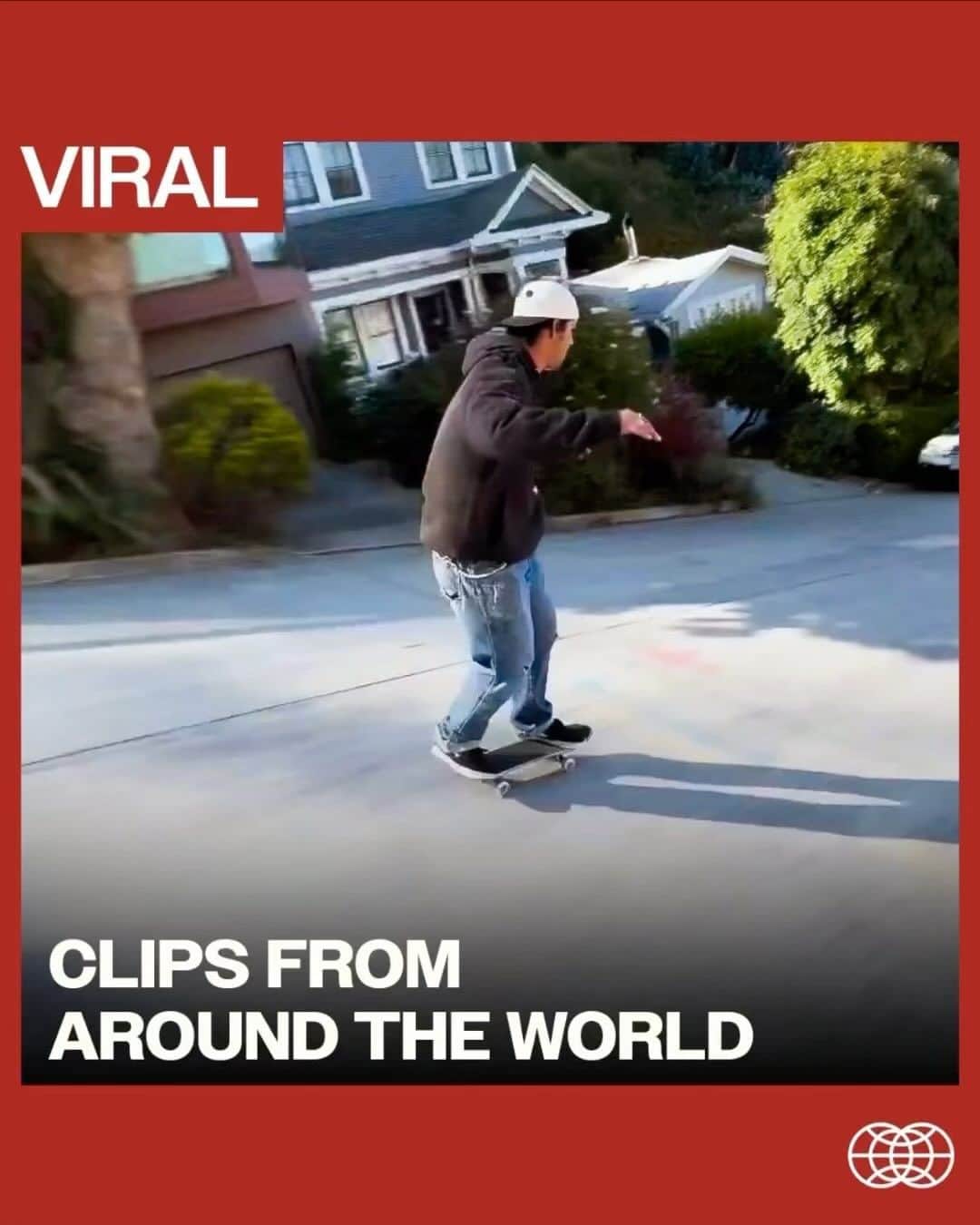 The Berricsのインスタグラム：「Clips from Around the World… 🌎   1) @tannernapper - Hillbomb on the @sk8mafia Micro board 😬😱  2) @higorcruzb - Hardflip late flip pretzel 🥨 ⏰   3) @streetquarter - Wallride nose manny 👏 👏   4) @mrjstewmane - Hardflip nose stall, pop in on 🥶🥶   5) @knucklehead.tom - Bs boardslide with nunchucks 🥷 ⚔️   #skateboardingisfun #berrics」