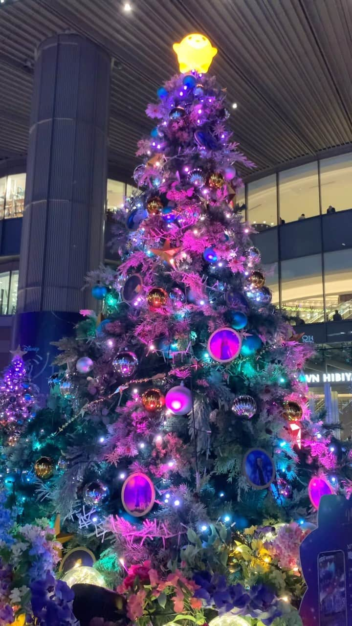 黒沢薫のインスタグラム：「気が早いけれど。 #Xmastree #日比谷 #amazing #beautiful #instamovie #lovelife #映画wishとのコラボらしい」