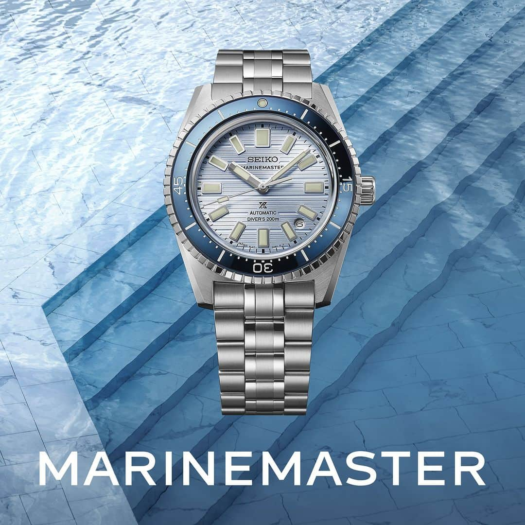 セイコーのインスタグラム：「Seiko Prospex Marinemaster 1965 Diver’s Modern Re-interpretation  https://seikowatches.com/jp-ja/products/prospex/specia l/marinemaster/index  この製品は、2023年12月8日（金）～2024年1月11日（木)の期間で、セイコーフラッグシップサロン、セイコードリームスクエアおよびセイコーブティックで先行発売予定です。  #keepgoingforward #seiko #prospex #seikoprospex #watch #watches #mechanical #6L37 #marinemaster」