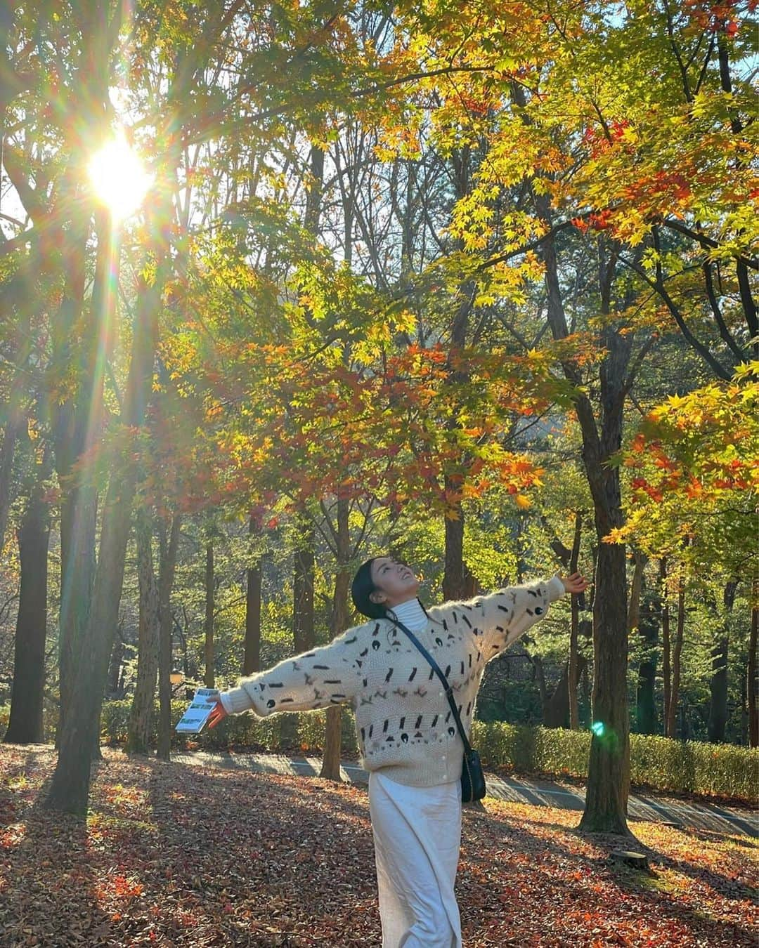 ユン･ボミさんのインスタグラム写真 - (ユン･ボミInstagram)「🌸안녕가을아🌸」11月16日 17時55分 - __yoonbomi__