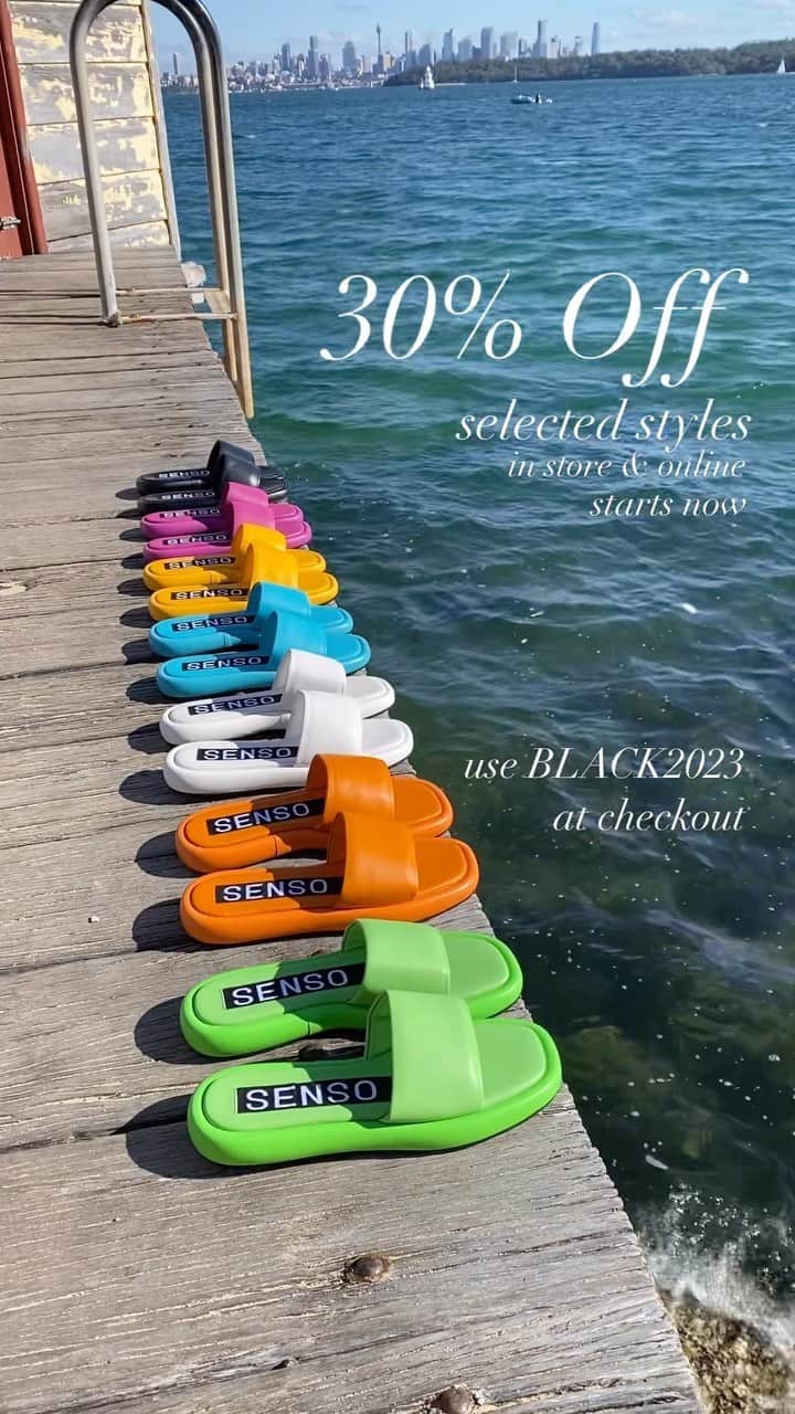 センソ・ディフュージョンのインスタグラム：「Black Friday starts now! Enter BLACK2023 at checkout for 30% off selected styles 🛒」