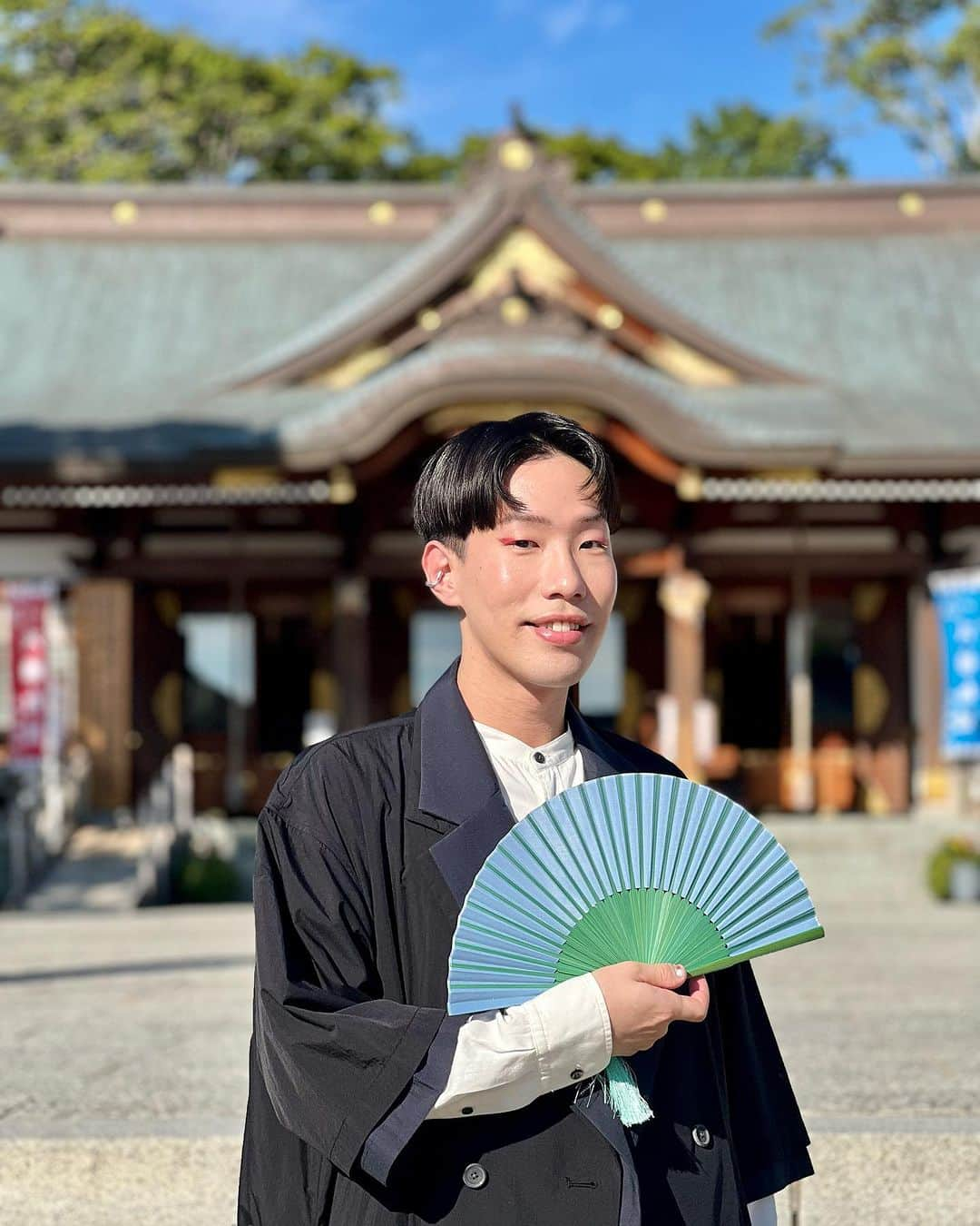 坂口涼太郎さんのインスタグラム写真 - (坂口涼太郎Instagram)「NHK大阪「えぇとこ」 "忠臣蔵のまちに吹く新しい風"  #遼河はるひ さんと兵庫県赤穂市を旅して参りました。 赤穂ほんまえぇとこやった。  11月16日(木)今夜7:30〜 関西の皆様、是非ご覧ください🪭  #えぇとこ」11月16日 18時52分 - ryotarosakaguchi