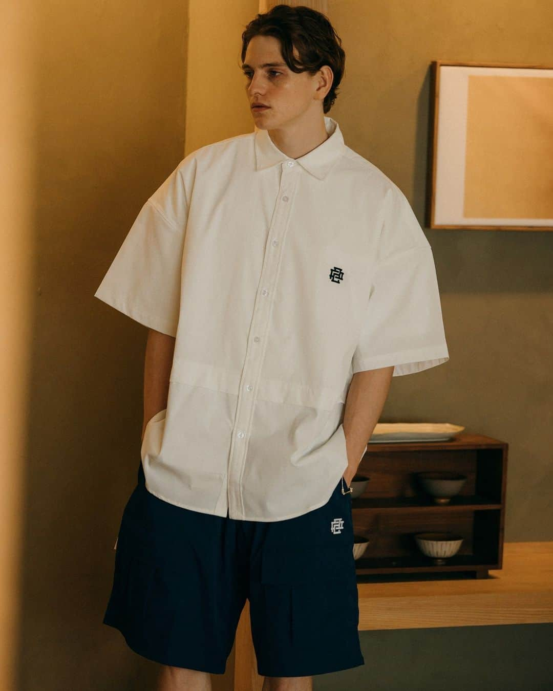 パブリッシュブランドのインスタグラム：「Introducing our Oversized Workshirt: the cozy cloud of confidence for your wardrobe.⁠ ⁠ Sold-out in the USA but available in Asia⁠ ⁠ Please use the link below⁠ https://publishbypb.com⁠ .⁠ .⁠ .⁠ .⁠ ⁠ #publishbrand #todayfortomorrow #publishers #oversized #workshirt」