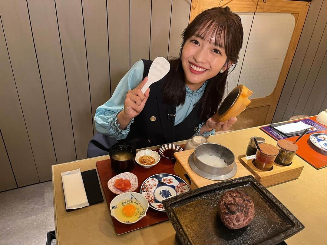 藤本万梨乃さんのインスタグラム写真 - (藤本万梨乃Instagram)「* 昨日のうま撮🍚 どれもおいしかった〜 #めざましテレビ」11月16日 10時33分 - marino.fujimoto1030