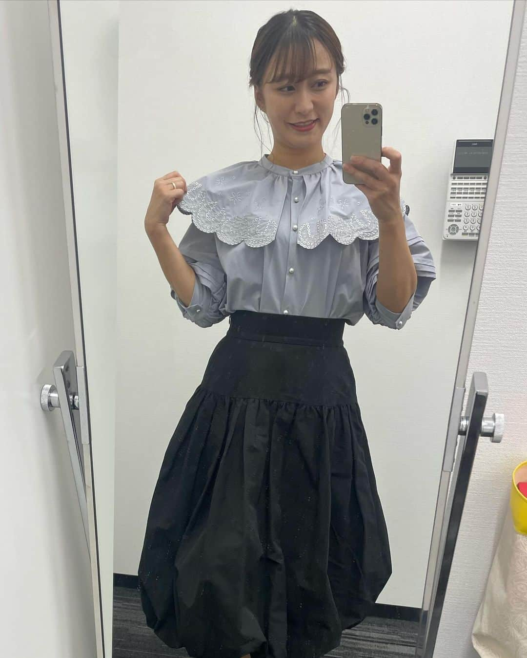 枡田絵理奈さんのインスタグラム写真 - (枡田絵理奈Instagram)「そーだったのかンパニー衣装👗 @coel.official  です❣️  ヨンアさん大好きなのでテンション上がる🙈 靴は @randa ピアスは @stellarhollywood @unchained.jp」11月16日 10時49分 - masuda_erina.official