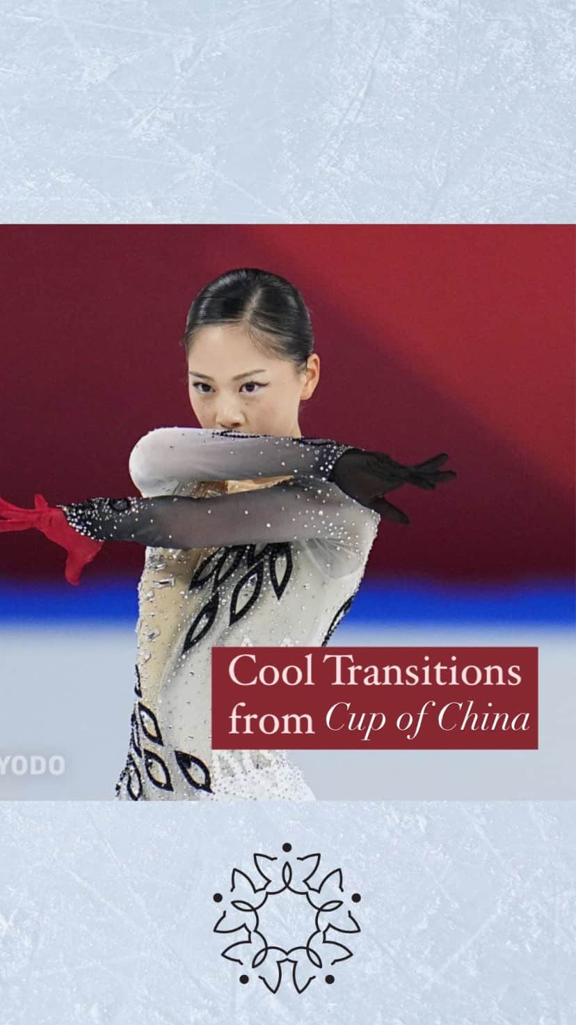 ポリーナ・エドモンズのインスタグラム：「🗣 Some cool skating skill transitions from Cup of China^   PODCAST EP 134✨I recap the 2023 Cup Of China Grand Prix:  Hana Yoshida (JPN) Rinka Watanabe (JPN) Loena Hendrickx (BEL) Nina Petrokina (EST) Audrey Shin (USA) Yelim Kim (KOR) + Adam Siao Him Fa (FRA) Shoma Uno (JPN) Mikhail Shaidorov (KAZ) Jimmy Ma (9) Lucas Broussard (12) + Deanna Stellato-Dudek/Maxime Deschamps Maria Mokhova / Ivan Mokhov (USA) Yuchen Wang / Lei Zhu (CHN) + Piper Gilles / Paul Poirier (CAN) Marjorie Lajoie / Zachary Lagha (CAN) Caroline Green / Michael Parsons (USA) Eva Pate/Logan Bye (USA) Emily Bratti + Ian Somerville(USA)   🎙Head to Apple and Spotify for the full podcast episode.  ____ #figureskatingpodcast #figureskating」