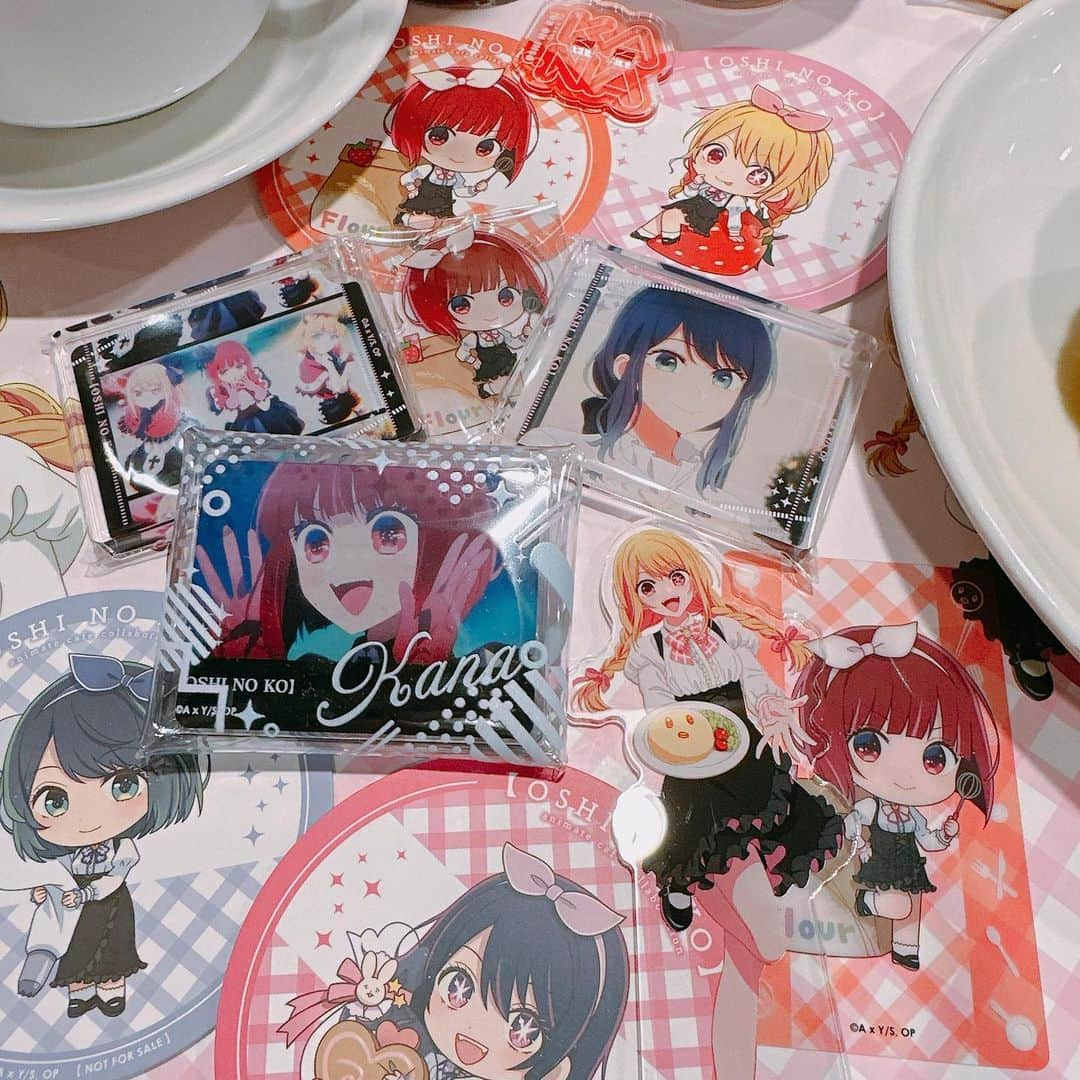 諸星みゆのインスタグラム：「🤍🤍🤍 ⁡ 推しの子 × アニメイトカフェ ⁡ 💛かなちゃんのいちごミルク 💛ぴえよんのスープとオムライス ⁡ 今回はぴえよんずくし！ ⁡ オムライスめっちゃおいしかった😌 いつもよりフードおいしくて 幸せだった〜😭💗💗💗 ⁡ 推しのかなちゃんメニューは ドリンクくらいしかなかったけど グッズかわいいのゲットできて とても嬉しい🥰🤍 ⁡ ┈┈┈┈┈┈┈┈┈┈┈┈┈┈┈┈┈┈┈┈ ⁡ 📍 東京都豊島区東池袋1-20-6    プラザイン池袋3F ⁡ ┈┈┈┈┈┈┈┈┈┈┈┈┈┈┈┈┈┈┈┈ ⁡ #推しの子  #推しの子カフェ  #推しの子コラボ  #推しの子コラボカフェ  #コラボカフェ  #アニメイトカフェ  #アニメイトカフェ池袋  #池袋カフェ #有馬かな  #星野愛久愛海  #星野瑠美衣  #memちょ  #oshinoko  #anime  #animate  #ikebukuro」