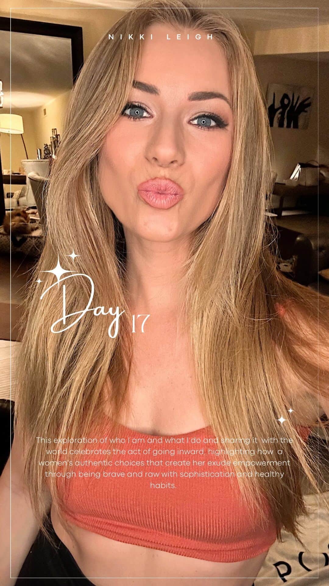 Nikki Leighのインスタグラム：「Day 17!  #iam   Sharing who I am is not an easy process but I am enjoying the challenge. It’s important to do the things that make you scared or hesitant in order to break free from the shackles and claim your life!   Face these fears and write them down! Journal write ✍🏼 your little wins, your acts of progress - it helps you keep a record and see your improvement. It provides proof of the direction you are taking your life and the habits you are creating to make up the essence of who you are! And if you ever have a tough day then you can also go back and see that the toughness of this day is just a speed bump because you have traveled so far down this road. Respect the journey and spend those dark days reading of all the light you shined all the other days. Let yourself have whatever day you need! Life is about duality 💋☯️  Love you and I support you on taking these steps along your own journey!   #positivity #positivitytime #mentalhealth #mindset #happiness #goalsetting #journalprompt #innerstrength #healthyhabits #healthylifestyle #strongwoman #foryou #fyp #beyou #me」
