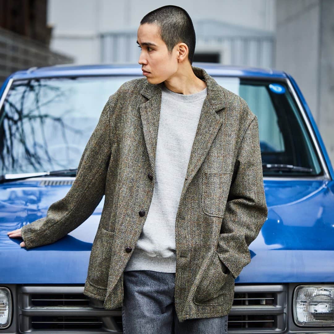 Bshop officialさんのインスタグラム写真 - (Bshop officialInstagram)「orSlow RELAX FIT HARRIS TWEED JACKET ¥65,780  @orslow   #orslow #23aw #bshop」11月16日 12時11分 - bshop_official