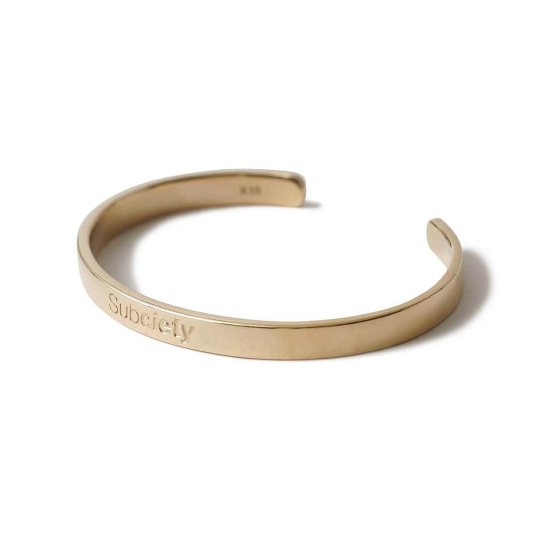 Subciety Subciety Officialのインスタグラム：「AW『SPOT』2023. #Subciety #newarrivals  GOLD BANGLE. (K10)  11/17(金)12:00よりSubciety Online Storeにて販売いたします。こちらの商品は1点物となります。」